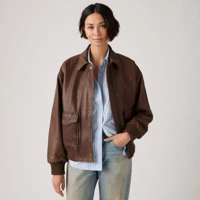 Levi's Kennedy Dad Jacket In Brown