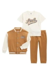 Levi's® Kids' Bomber Jacket, T-shirt & Jogger Set In Multi