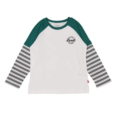 Levi's Levis Kids Colorblock Long-sleeve Stripe T-shirt In Multi