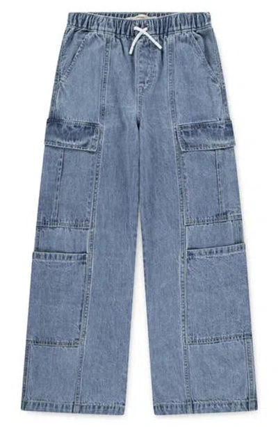 Levi's® Kids' Denim Cargo Parachute Pants In Fully Baked