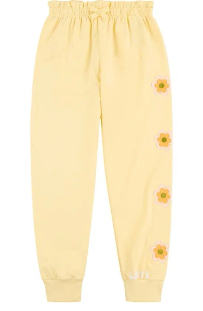 Levi's® Kids' Floral Scrunched Waist Joggers In Pineapple Slice