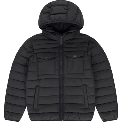 Levi's® Kids' Heavyweight Puffer Jacket In Black