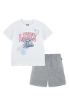 Levi's® Kids' Logo T-shirt & Shorts Set In Bright White
