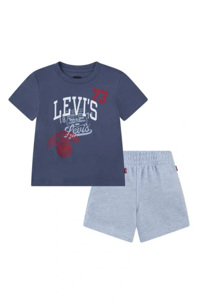 Levi's® Kids' Logo T-shirt & Shorts Set In Vintage Indigo