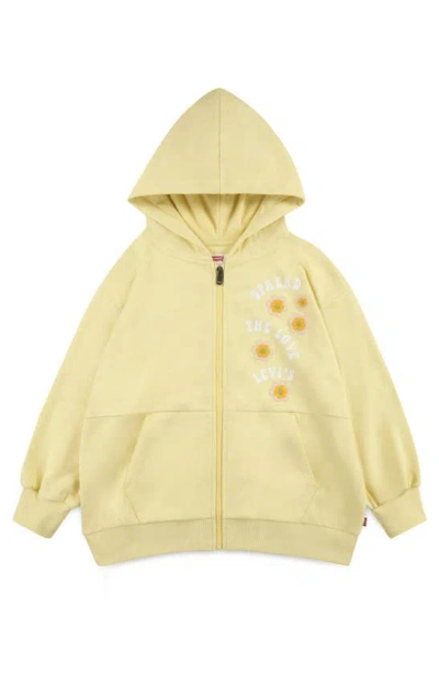 Levi's® Kids' Lvg Oversize Zip-up Hoodie In Pineapple Slice