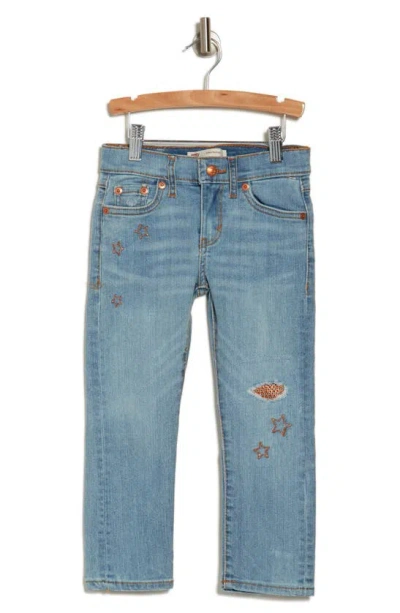 Levi's® Kids' Metallic Star Ripped Jeans In New Moon