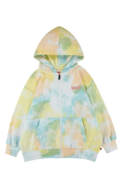 Levi's® Kids' Oversize Tie Dye Zip Hoodie In Multi