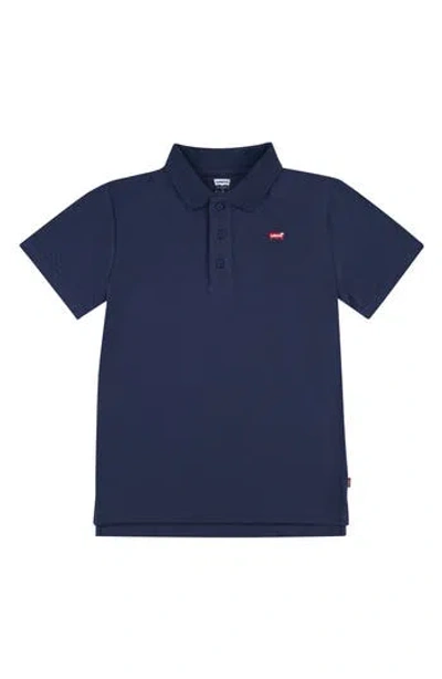 Levi's® Kids' Short Sleeve Batwing Polo In Dress Blues