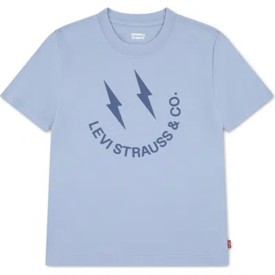 Levi's Kids' Smile For  Graphic T-shirt In Blue