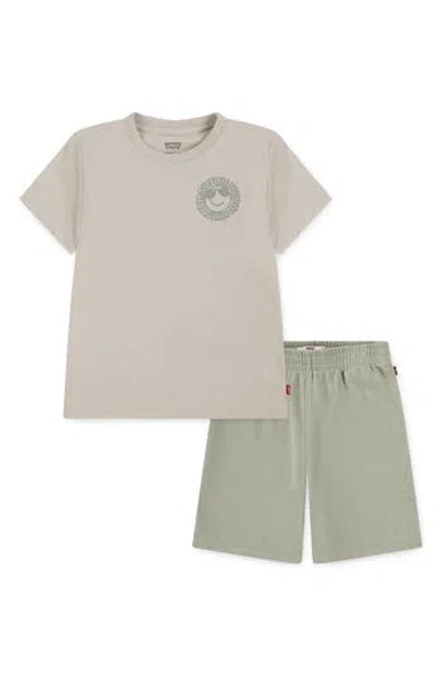 Levi's® Kids' Smiley Graphic T-shirt & Shorts Set