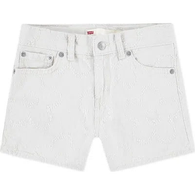 Levi's® Kids' Textured A-line Shorts In White