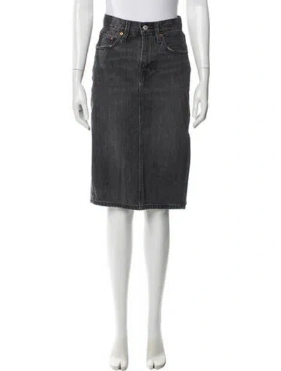 Pre-owned Levi's Knee-length Skirt In Black