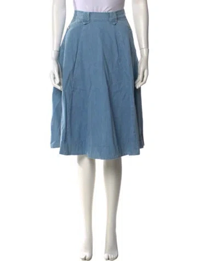 Pre-owned Levi's Knee-length Skirt In Blue