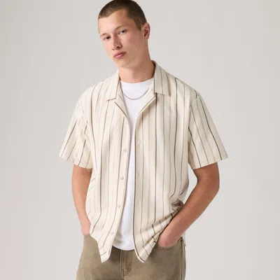 Levi's Knit Camp Shirt In White