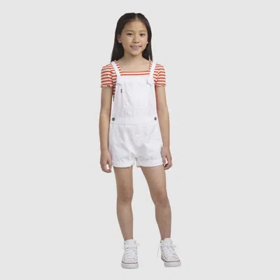 Levi's Knot Strap Shortsall Little Girls 4-6x 4 In White