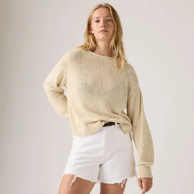 Levi's Laetitia Boucle Sweater In Nude