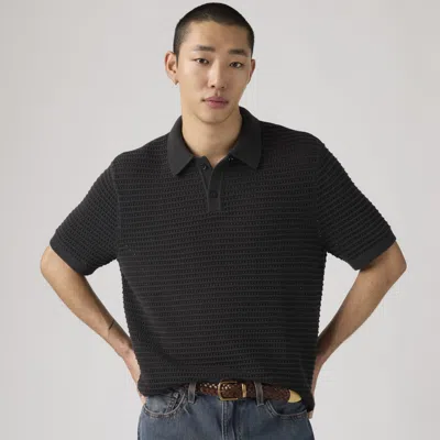 Levi's Laguna Sweater Polo In Black