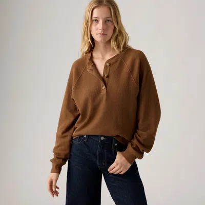 Levi's Lassen Henley In Brown