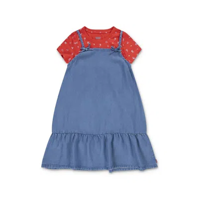 Levi's Levis Layerable Dress With Tee Big Girls S-xl T-shirt S In Blue
