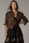 Levi's Leopard Original Trucker Jacket In Brown