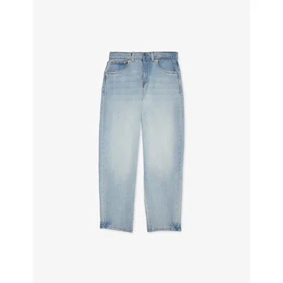 Levi's Kids' Lets Share Baggy Barrel Denim Jeans 10-16 In Blue