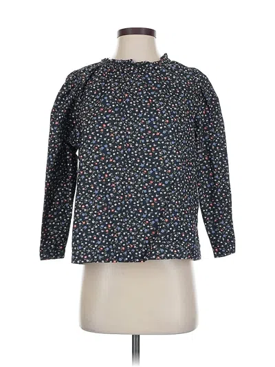 Pre-owned Levi's 3/4 Sleeve Blouse In Blue