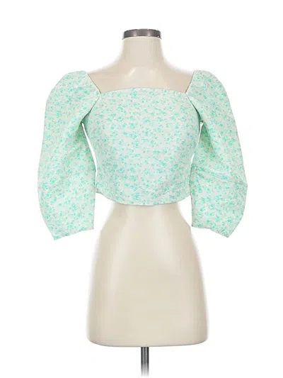 Levi's 3/4 Sleeve Blouse In Blue