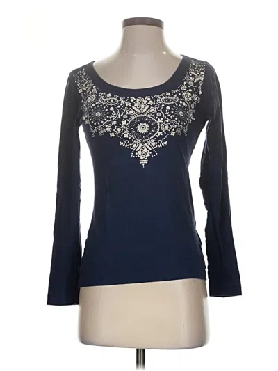 Pre-owned Levi's 3/4 Sleeve T-shirt In Blue