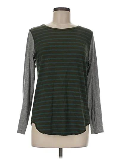 Pre-owned Levi's 3/4 Sleeve T-shirt In Green