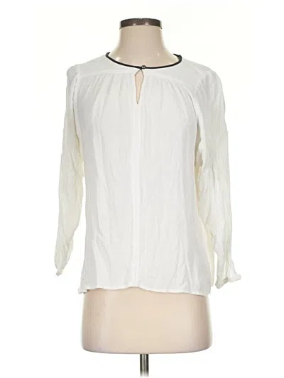 Pre-owned Levi's 3/4 Sleeve T-shirt In White