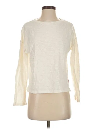 Pre-owned Levi's 3/4 Sleeve T-shirt In White