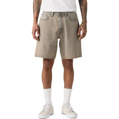 Levi's 468 Loose Denim Shorts In Brown