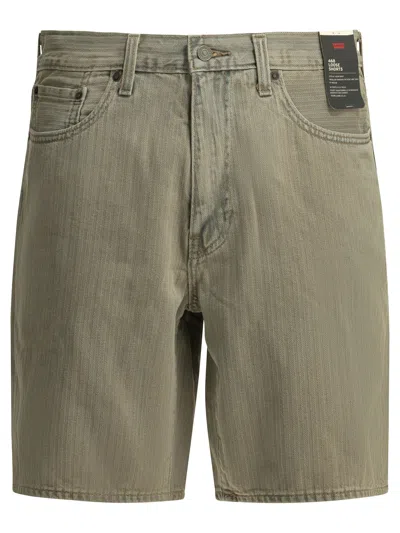 Levi's "468 Stay Loose" Five-pocket Shorts In Green