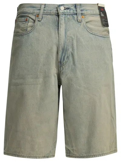 Levi's 478 Baggy Light Blue Cotton Shorts
