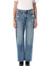 Levi's Balmain White Polyamide Viscose Jackets In Blue