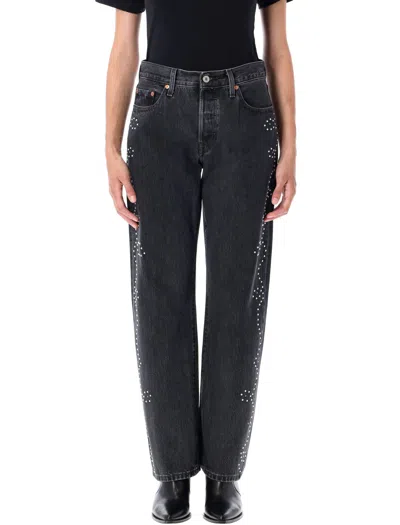 Levi's 90s Crystal-embellished Jeans In Black