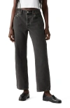 Levi's 501 90s High Rise Straight Ankle Jeans In Smooth Operator In Gray