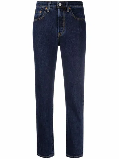 Levi's 501 Crop Salasa Stonewash Clothing In Blue