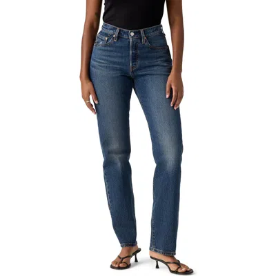 Levi's 501® Curve High Waist Straight Leg Jeans In Blue
