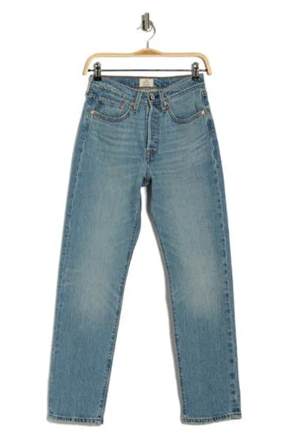 Levi's 501® High Waist Straight Leg Jeans In Blue
