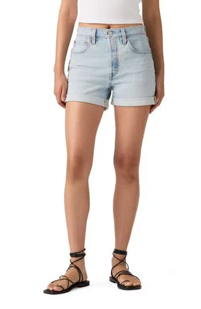 Levi's 501® Mid Thigh Denim Shorts In Blue