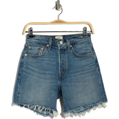 Levi's 501® Mid Thigh Shorts In Blue