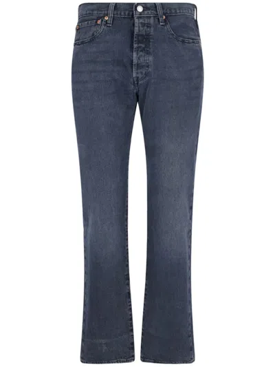 Levi's 501 Original Blue Black Stretch Clothing