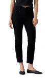 Levi's 501® Original Crop Straight Leg Jeans In Black