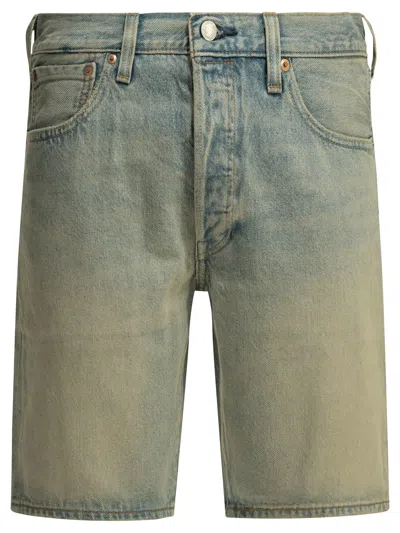 Levi's 478 Baggy Light Blue Cotton Shorts