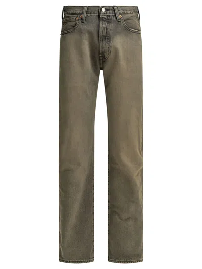Levi's "501 Original" Straight-leg Jeans In Green