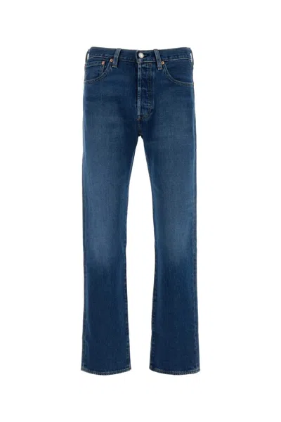 Levi's 501 Original Stretch Denim Jeans For Men In Blue