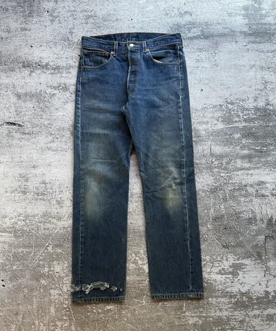 Pre-owned Levi's 501xx Slashed Hem Denim In Purple