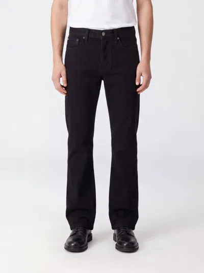 Levi's 527 Slim Fit Bootcut Jeans In Stretch Cotton Denim In Black