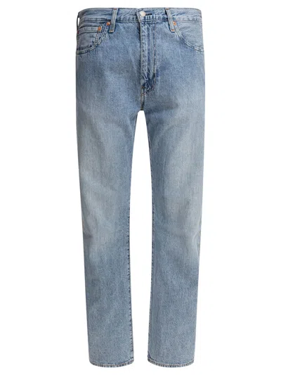 Levi's 555 Relaxed Straight Light Blue Cotton Straight-leg Jeans